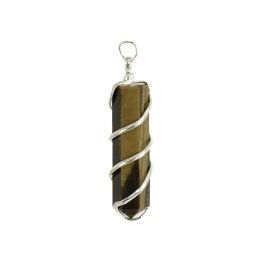 Colgante Espiral Ojo Tigre 4cm